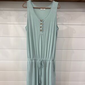 Zenana Buttoned Jumpsuit